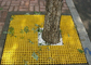 Geformter Fiberglas-Plastikboden, der für Baum-Gelb-Farbe-SGS-Zustimmung zerreibt fournisseur