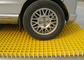 38MM Plastikboden quadratischen Lochs, der gelbe Farbfreie Probe zerreibt fournisseur