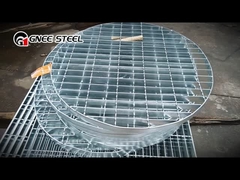 Geriffelte Metallrost-Bodenbeläge Stahlgitterrost Plattform Verdrillte Stäbe