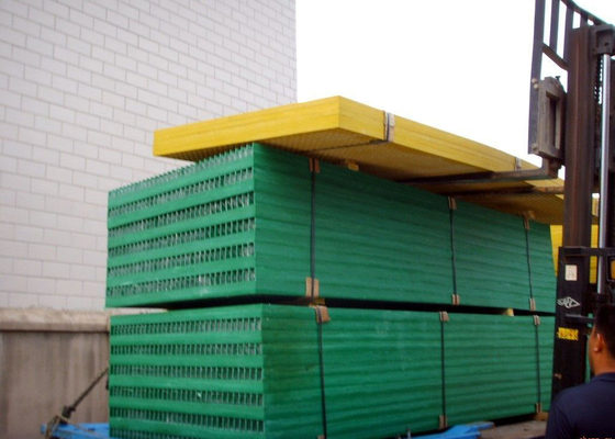 China Grüne Plastikgitter-Abdeckungen, Gitter des Fiberglas verstärkter Plastik1220 x 3660 fournisseur