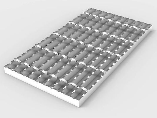 Schwerlast-Gitterrost-Rinnendeckel / Stahlplatten-Bodenrost, rutschfeste Treppenstufe, Gitter / Entwässerungsgraben-Abdeckplatte
