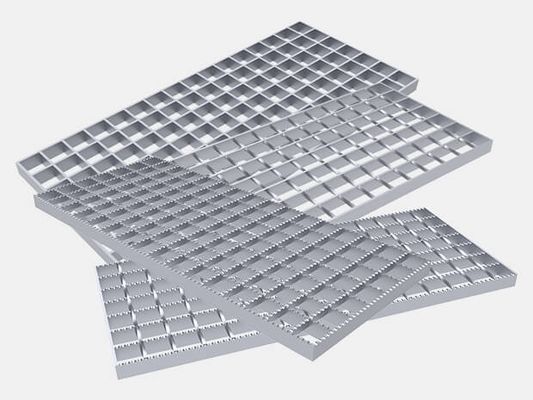 Robuste feuerverzinkte Stahlrost-Schachtabdeckung, Treppenstufe, Bodenablauf für Plätze