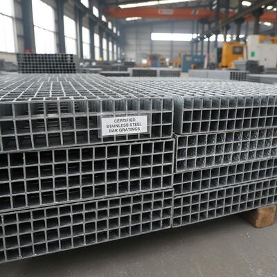 Hot-Dip Galvanized Korrosionsbeständige Hochlasttragende Edelstahlgitter für industrielle Verwendung
