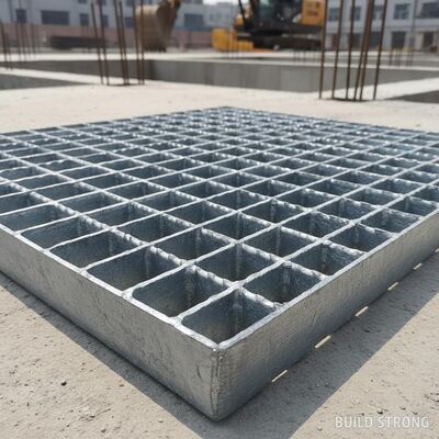 Galvanized Serrated Heavy Duty Steel Grating Bar Grating for Construction and Industrial Use