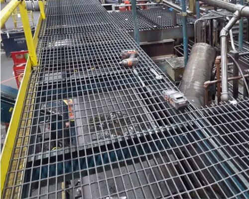 Galvanized Steel Grating with High Strength and Anti-Slip Properties for Workshop Safety