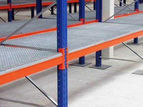 Galvanized Heavy Duty Anti-Slip Steel Grating for Industrial Storage and Safety