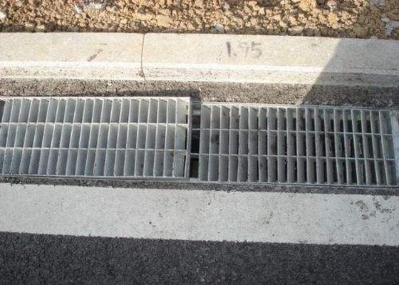 Schwarze/Silber-Stahlgitter-Abfluss-Abdeckung 3mm/5mm/kundenspezifische Stärke