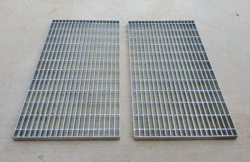 Stahl-Ablaufabdeckung, verzinkter Stahl, klappbar, Ablaufrost aus Stahl, Gitterrost aus Eisen