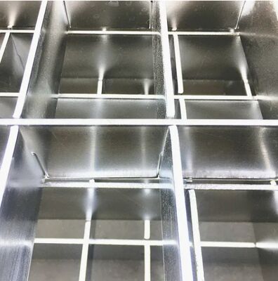 Schwerlastverzinkte Gitter aus zerknittertem Stahl für Gräben- und Abflussdecken