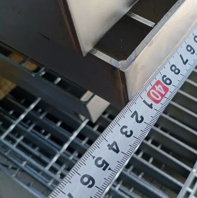 Galvanisierte Stahlgitter mit 25x5 mm Lagerstange für rutschfeste Plattformböden