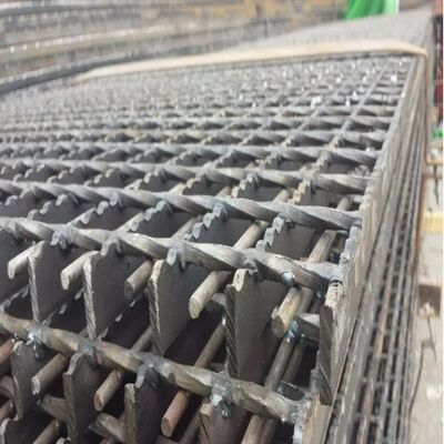 Schwerlast-Gitterrostabdeckung aus verzinktem Stahl 50*8mm für Entwässerungsanwendungen mit hoher Last