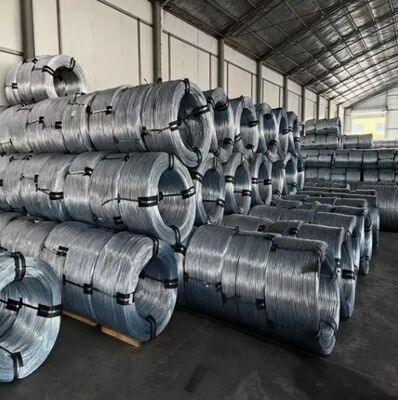 2 mm Größe 0,5 mm Durchmesser Hot Dip Galvanized Stahldraht für industrielle Bindung und Bau